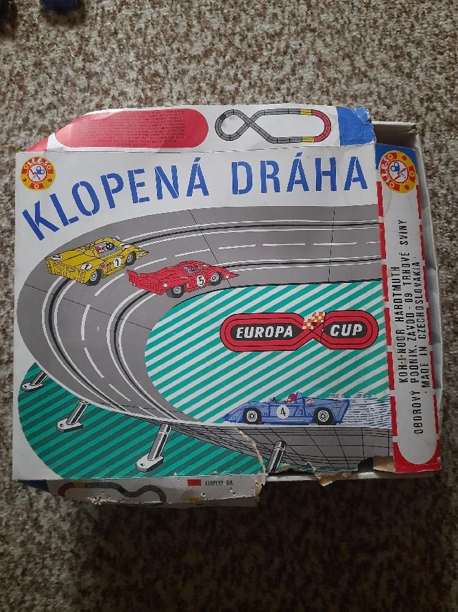 Retro autodráha Ites v krabici - 4