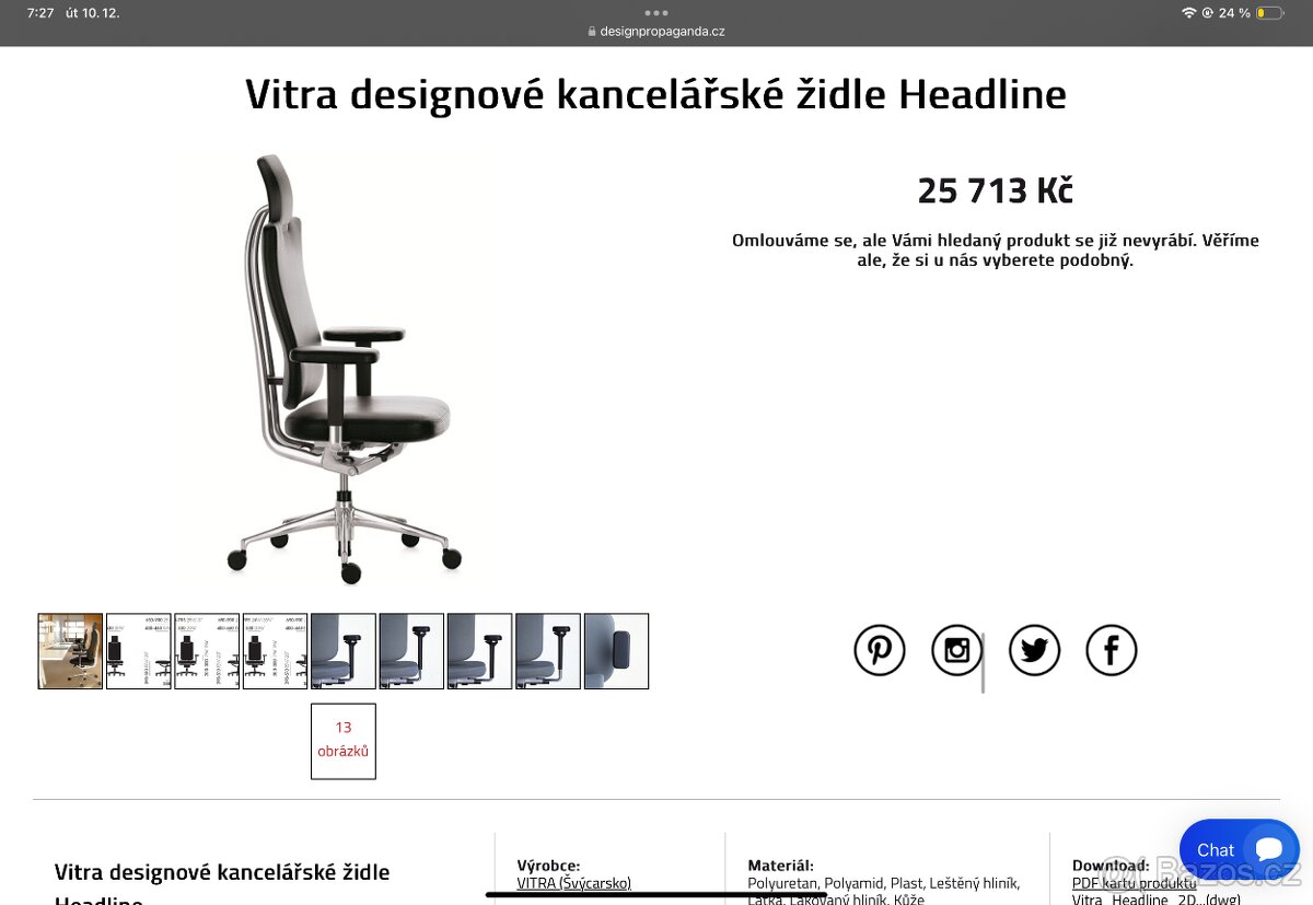Kancelářská židle Vitra Headline - 4