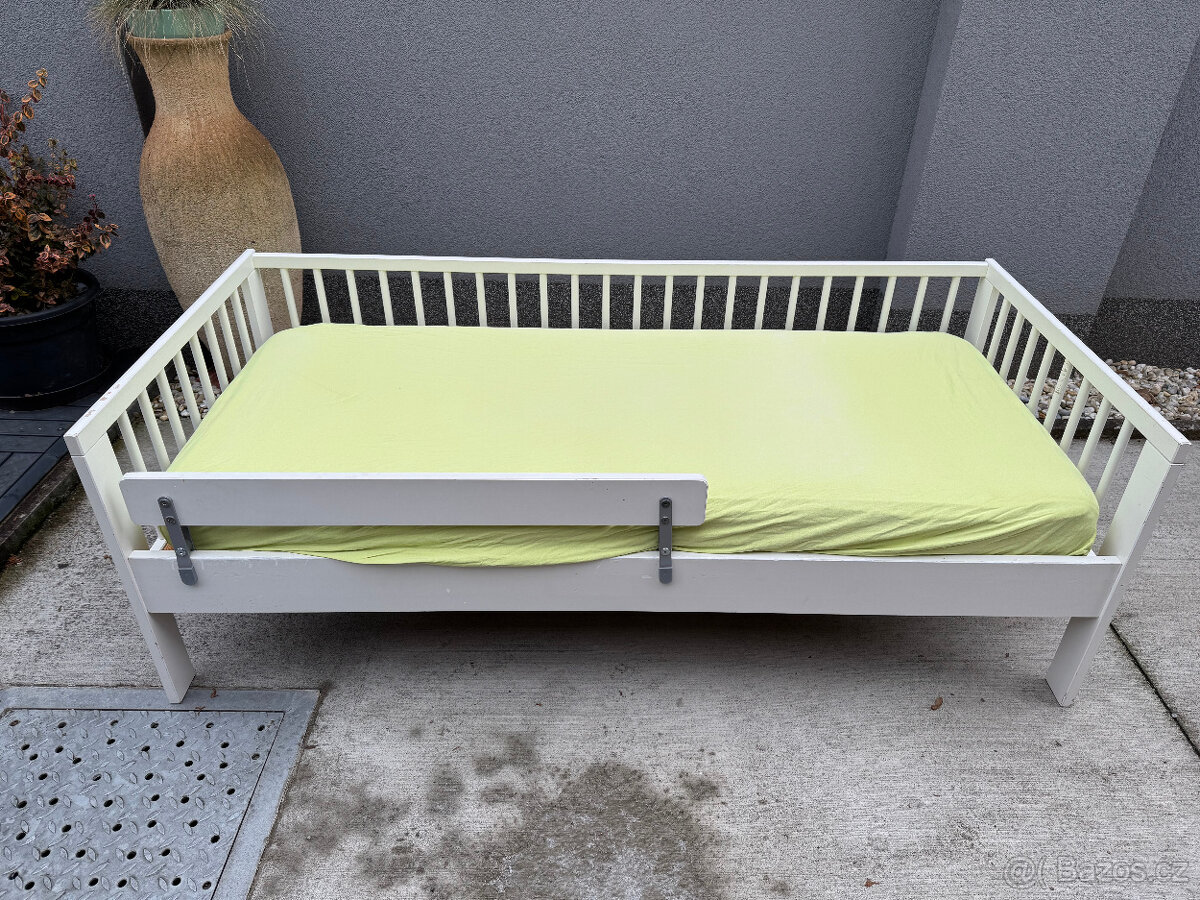 Dětská postýlka Ikea Gulliver + rošt, matrace, příslušenství - 4