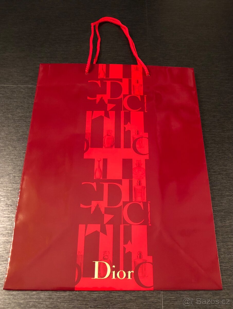 Dior - velké dárkové papírové tašky - 3ks - 4