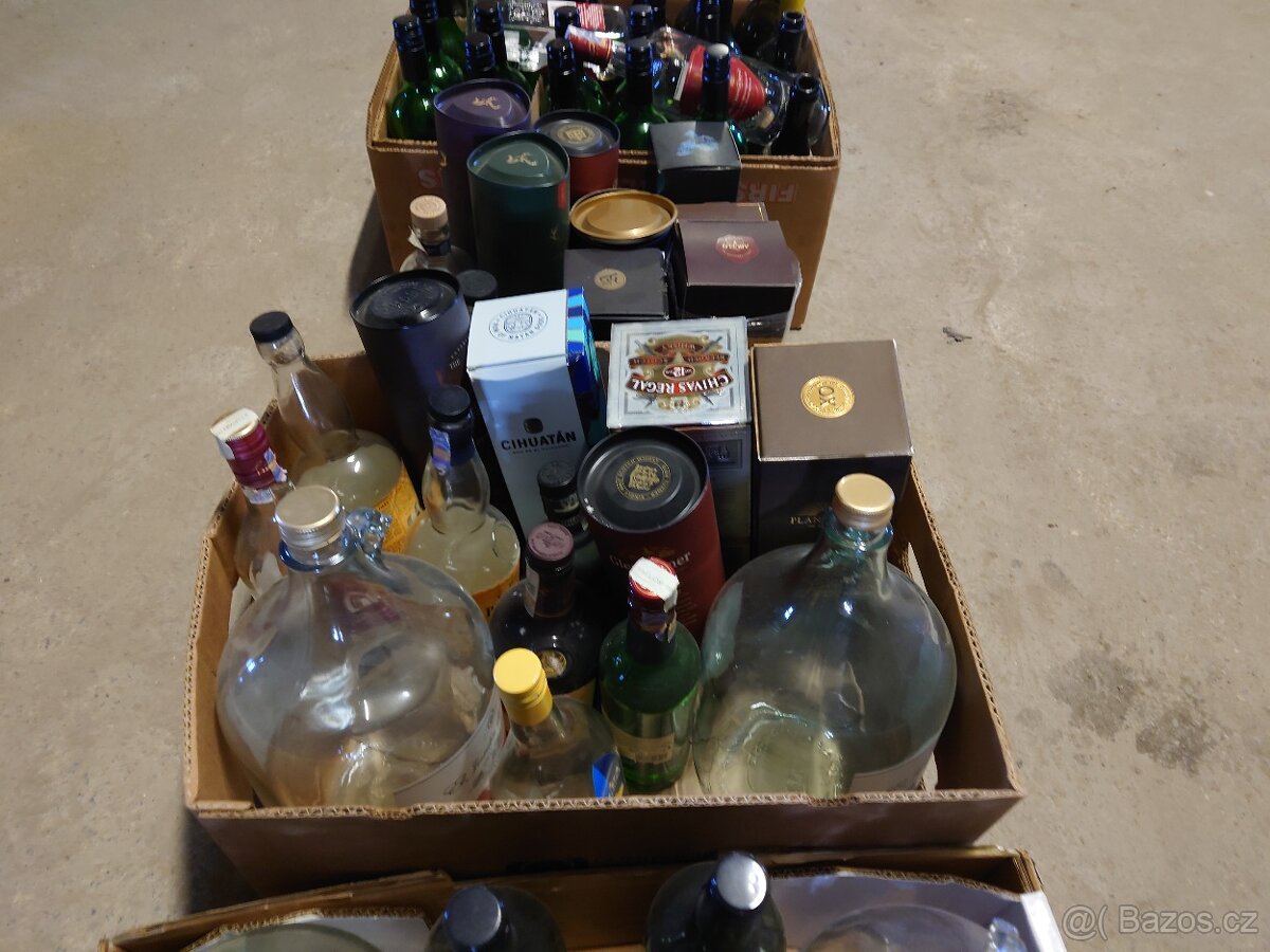 Lahve alkohol značkové - 4