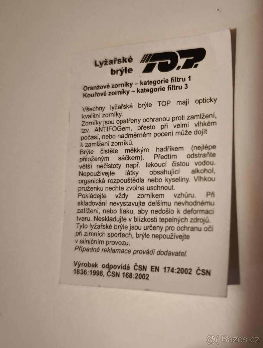 Dětské lyžařské brýle - 4