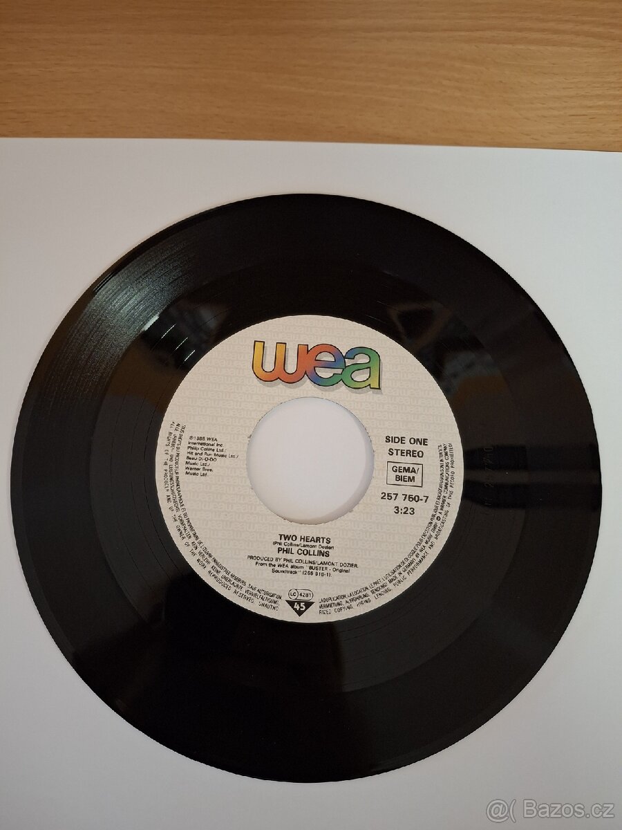 Phil Collins – Two Hearts (SP 7“) - 4