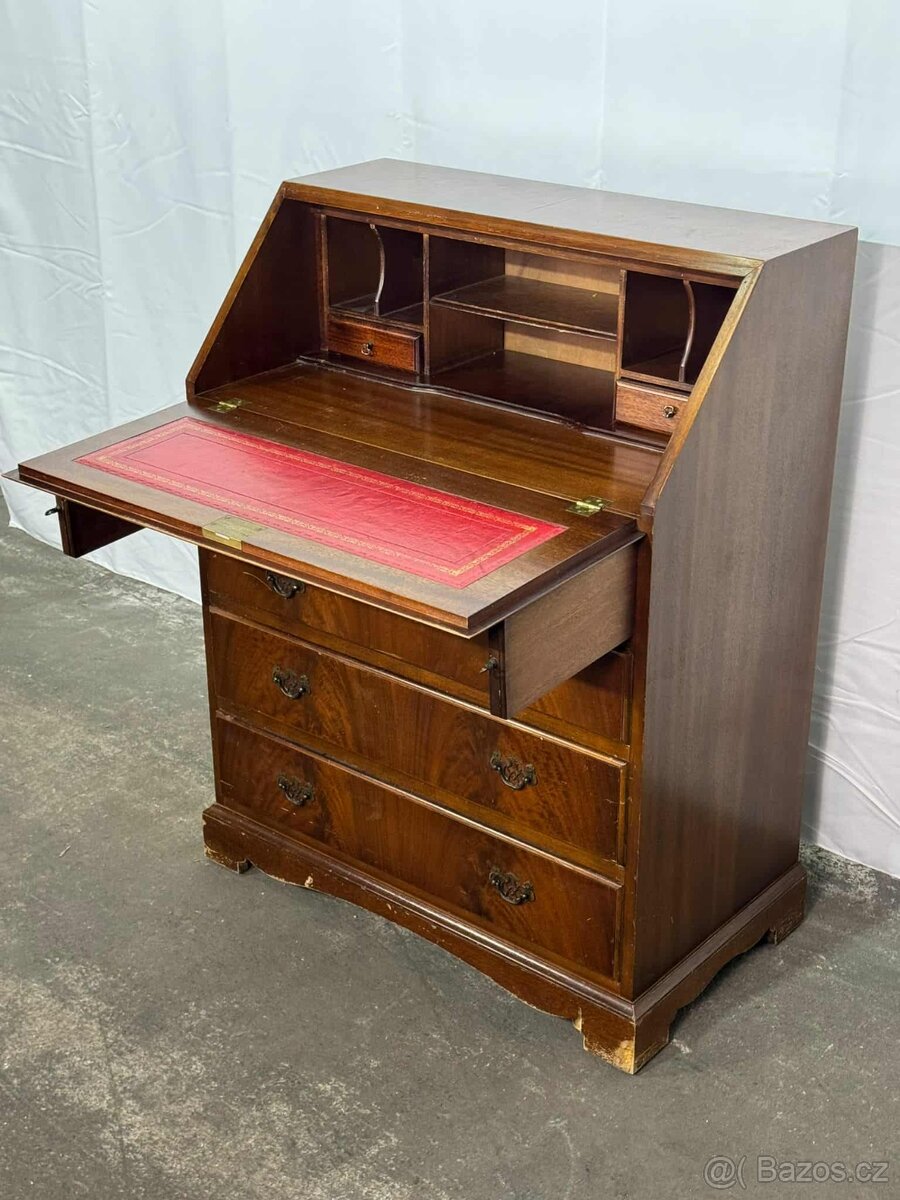 Starožitná psací komoda (133010) - 4