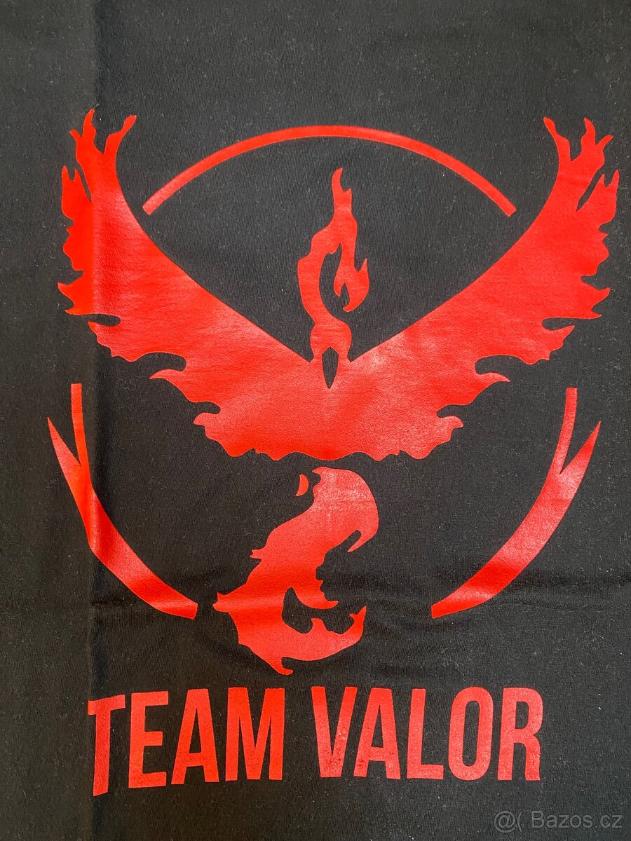 Tričko Team Valor Pokémon vel. L Super Stav Černé - 4