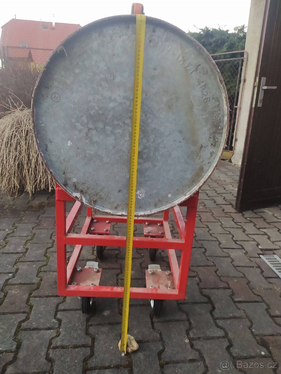 Vozík na sud 200l - 4
