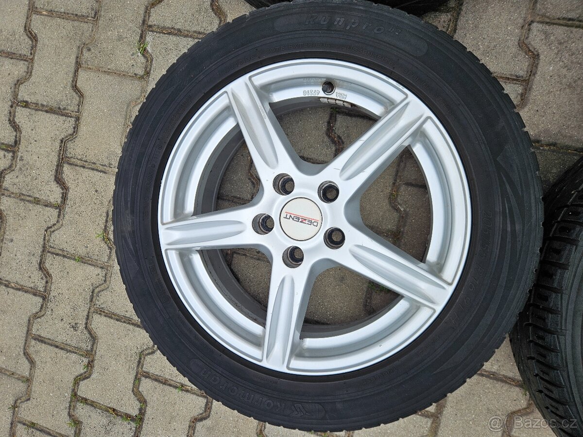 ALU kola dezent 5x108 Letní 205/55/16 - 4
