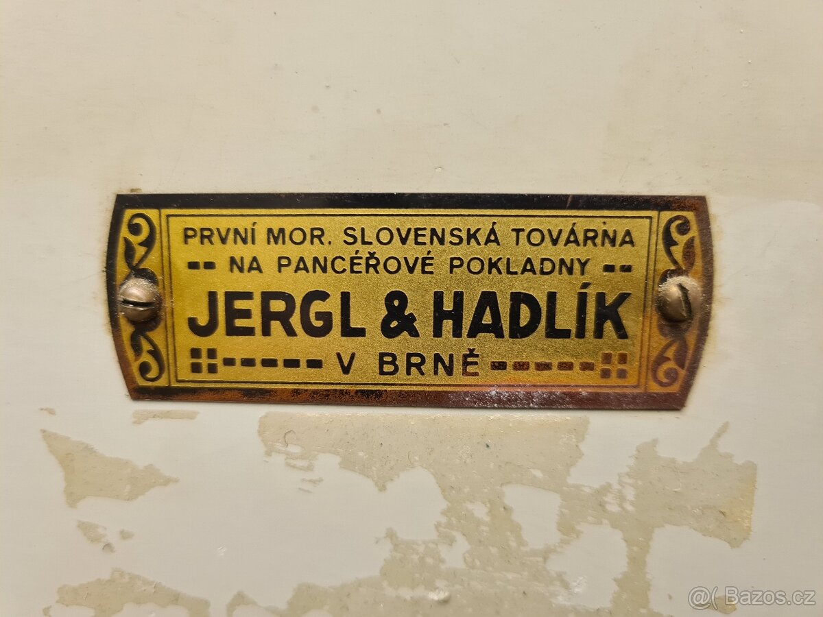 Prodám starožitný trezor bankovní trezor funkční č.3 - 4