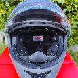 Přilba SMK na motorku. Velikost L (59-60 cm). Nová - 4