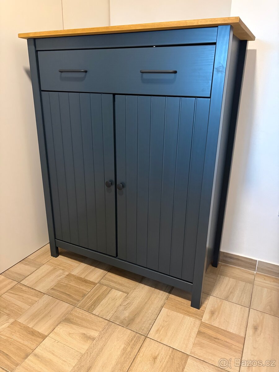 Tmavě modra komoda Miranda 90 cm - 4