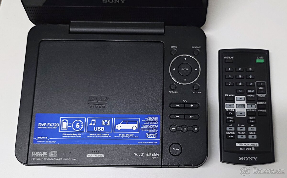 Přenosný DVD přehrávač SONY - 4