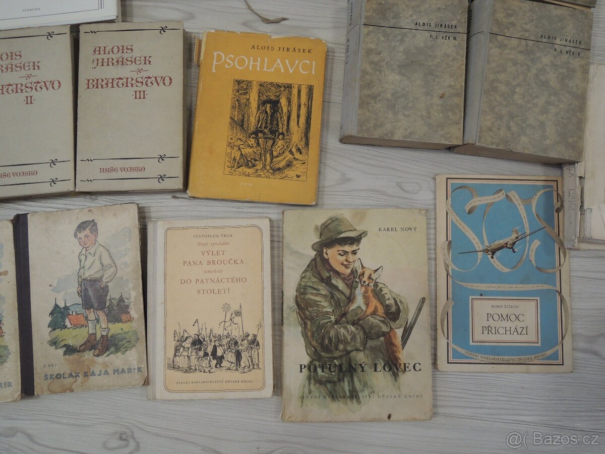 Knihy Jirásek, Němcová, Háj, Čech - 4