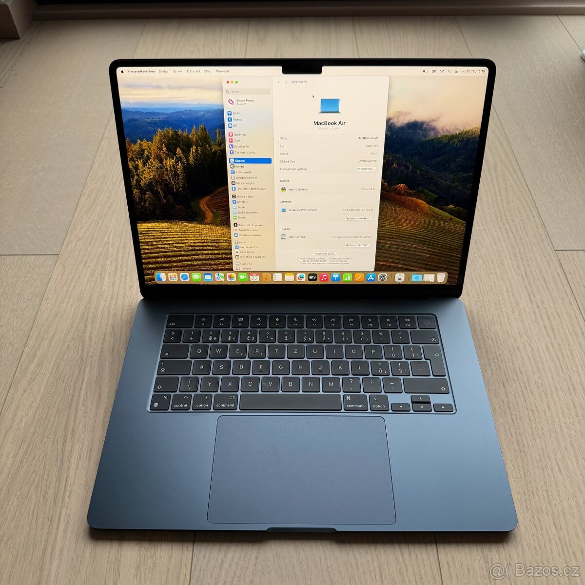 NOVÝ APPLE MACBOOK AIR 15” M3/256GB/16GB/BATERIE 100% - 4