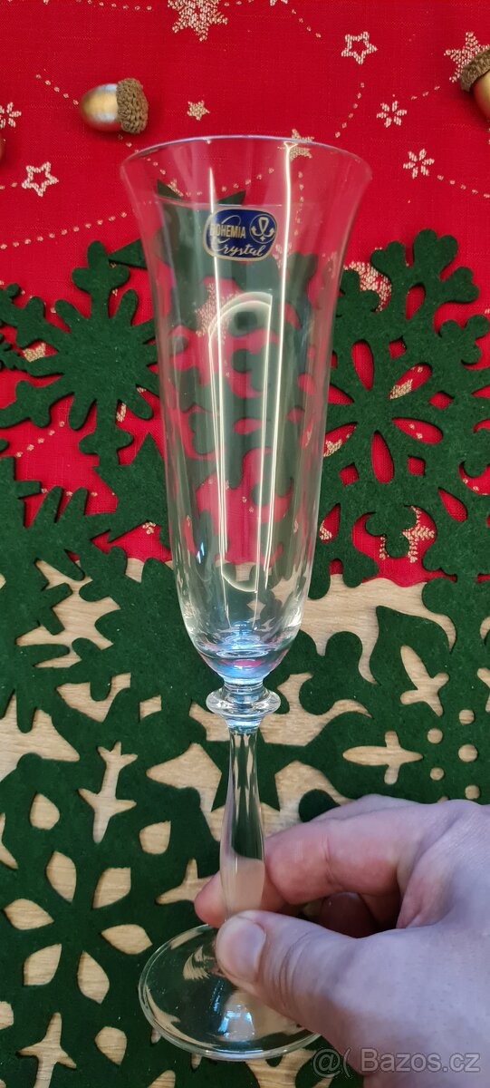 Bohemia Crystal sklenice na sekt Angelo 190 ml 6ks - 4