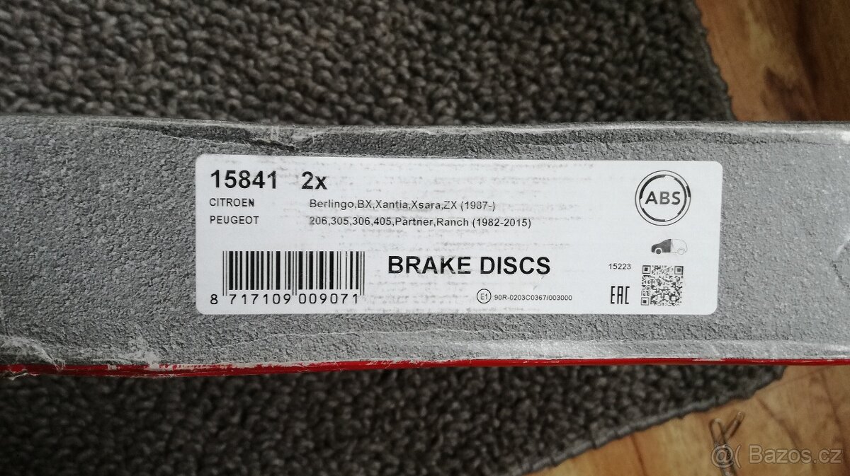 Brzdové kotouče Peugeot,Citroen - 4