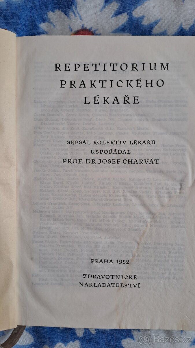 REPETITORIUM PRAKTICKÉHO LÉKAŘE Z R. 1952 - 4