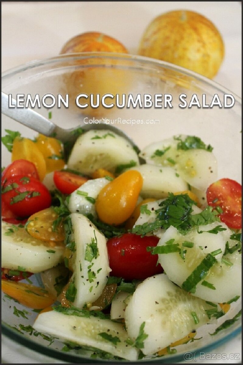 Citronové popínavé mini okurky (10 semen) - 4