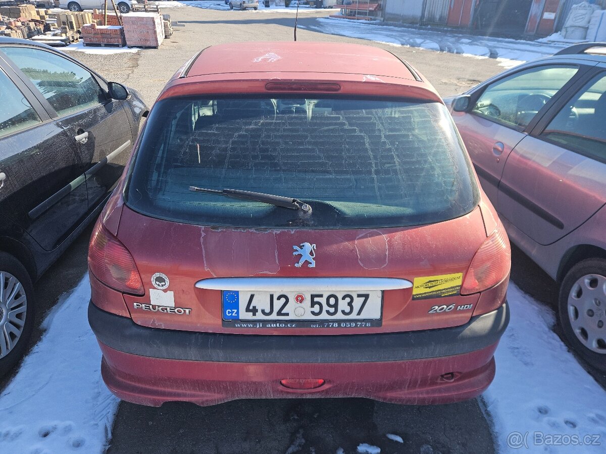 Peugeot 206 1.4HDI 5 dveří r.v.2003 - 4