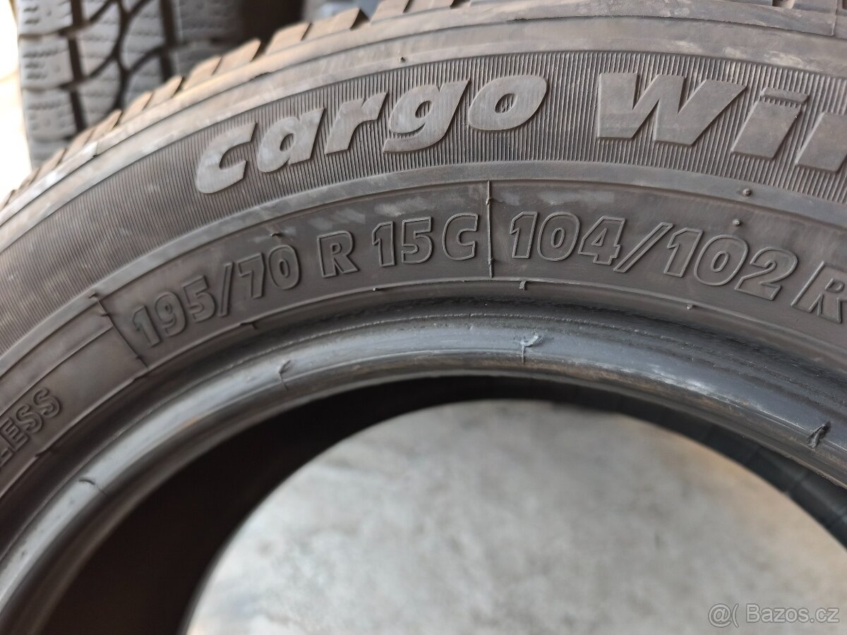 195/70 r15C zimní pneumatiky na dodávku - 4