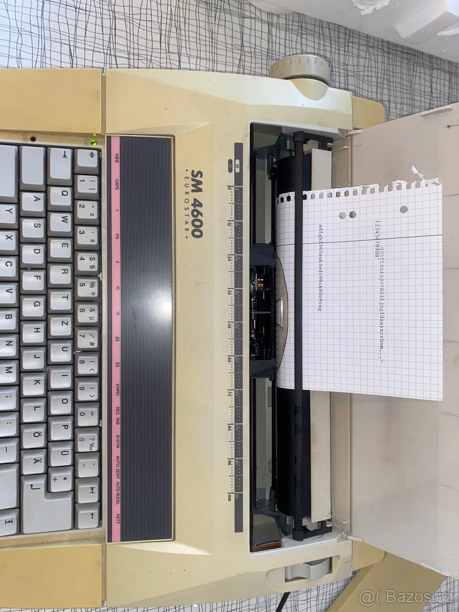 Elektricky psací stroj - 4