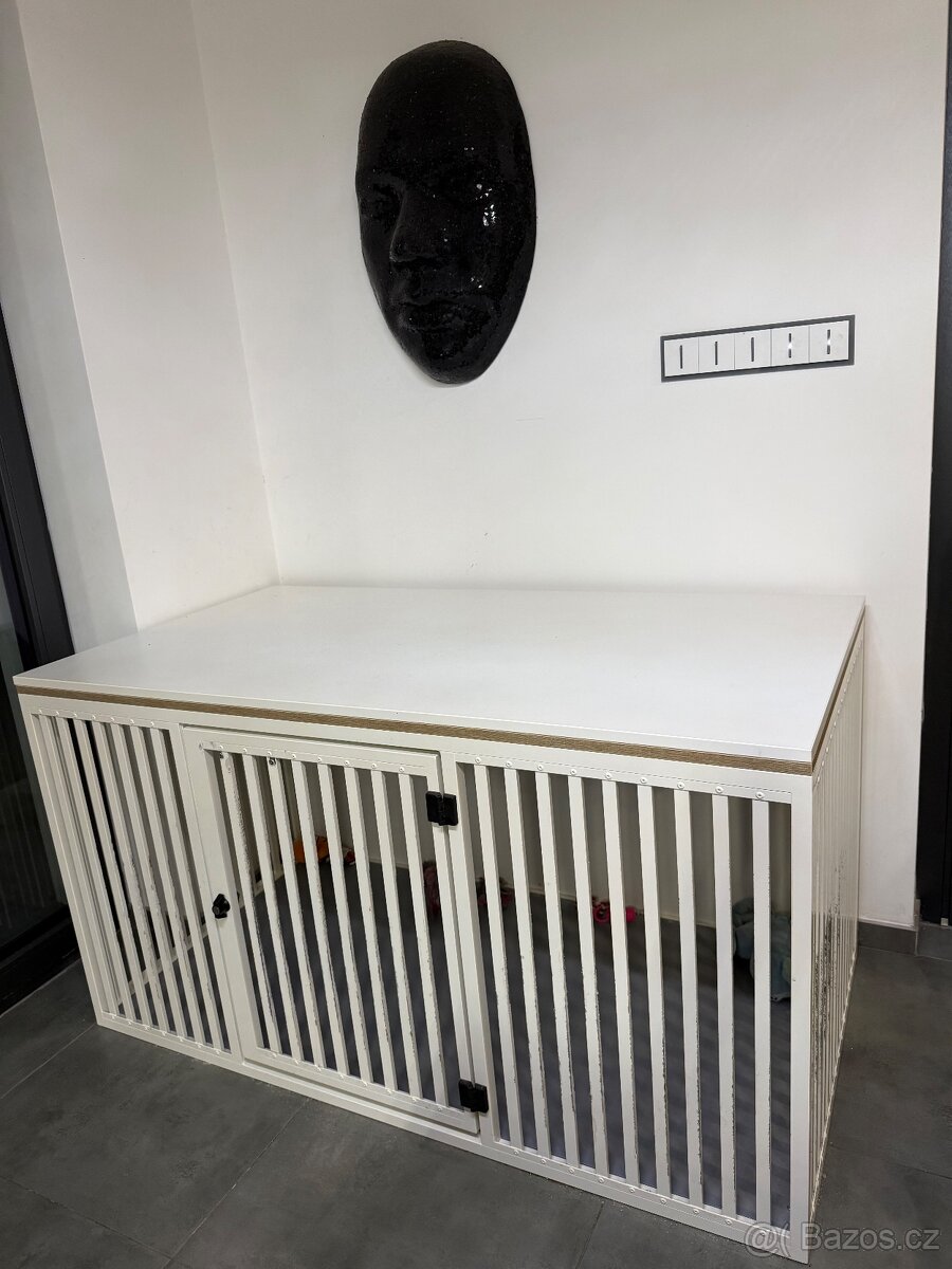 Interiérová klec pro psa 150x80x80 - 4