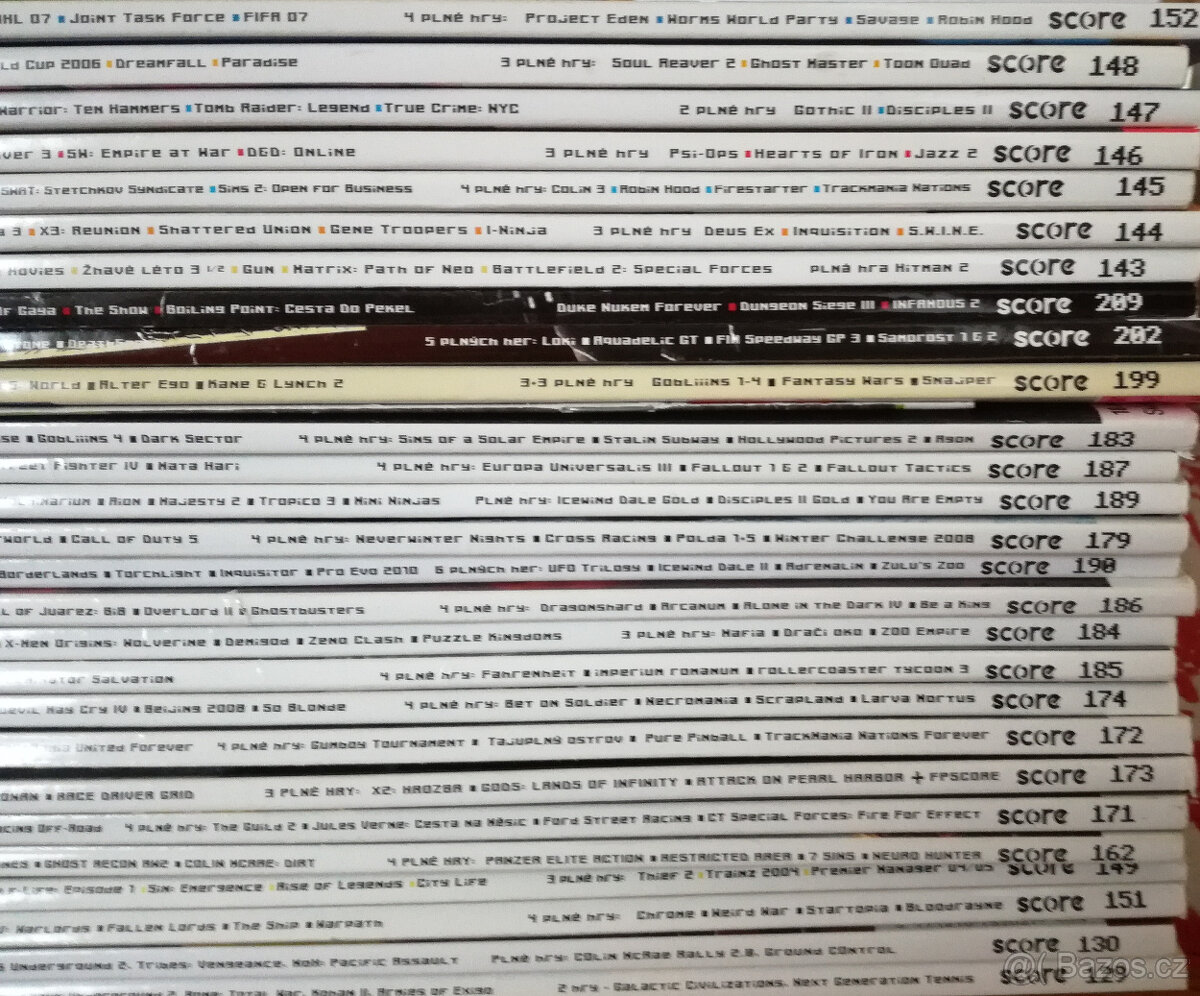 Časopisy SCORE a LEVEL - 4