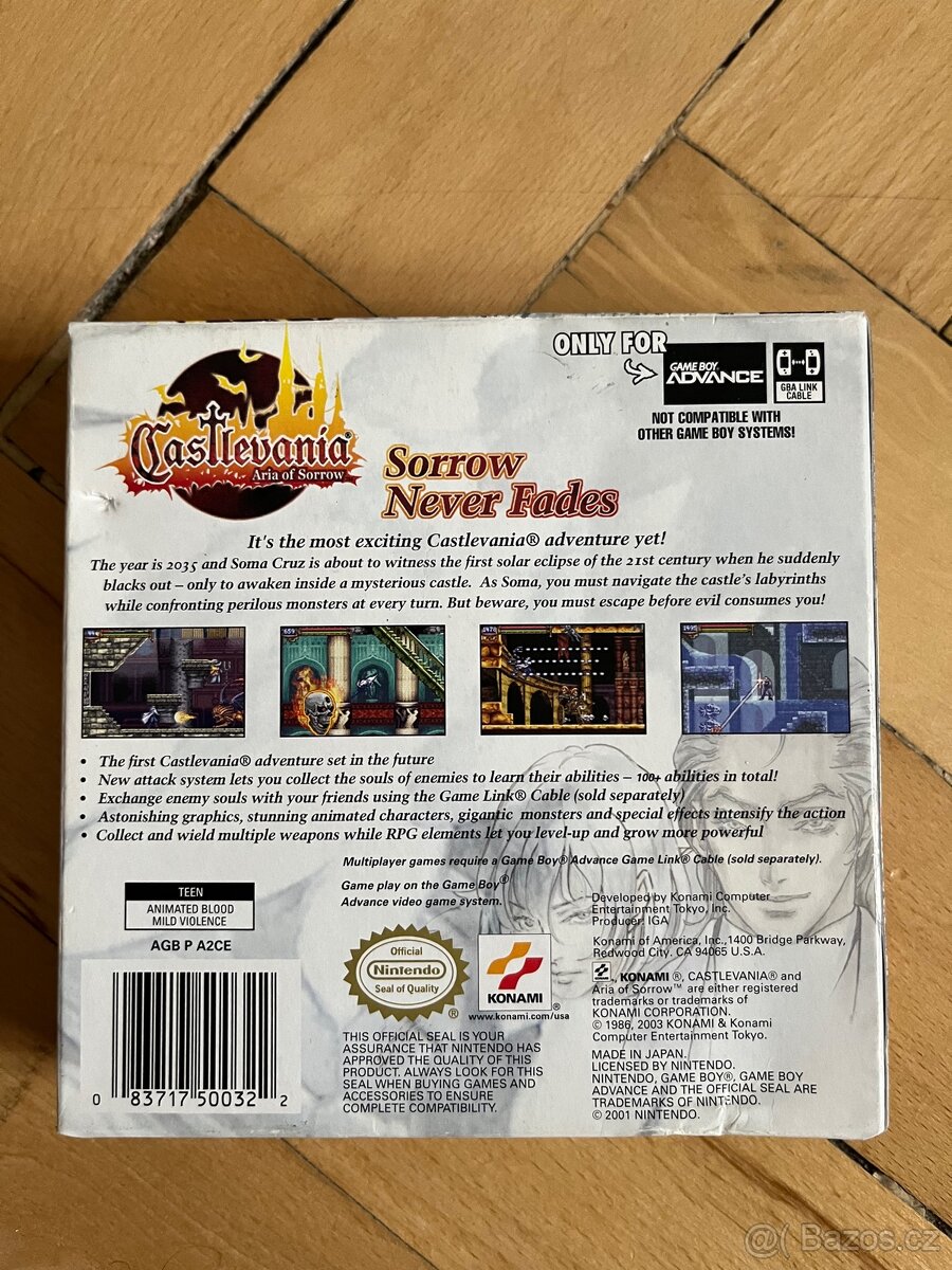 Castlevania aria of sorrow game boy advance Sp - 4