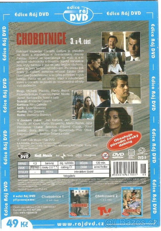3 DVD seriál Chobotnice (La piovra, 1. série, 1984) - 4