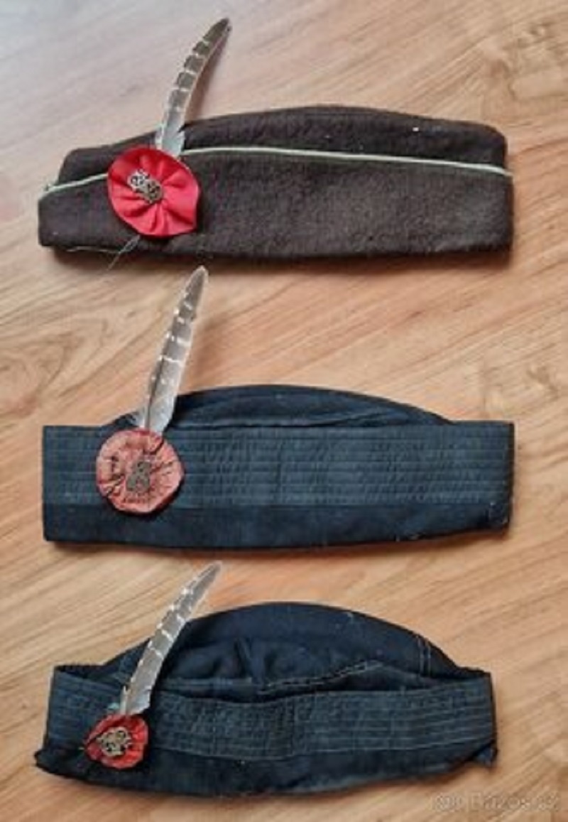 Skaut,Junák,Sokol,Pásky,Přezky,3x čepice Sokol - 4