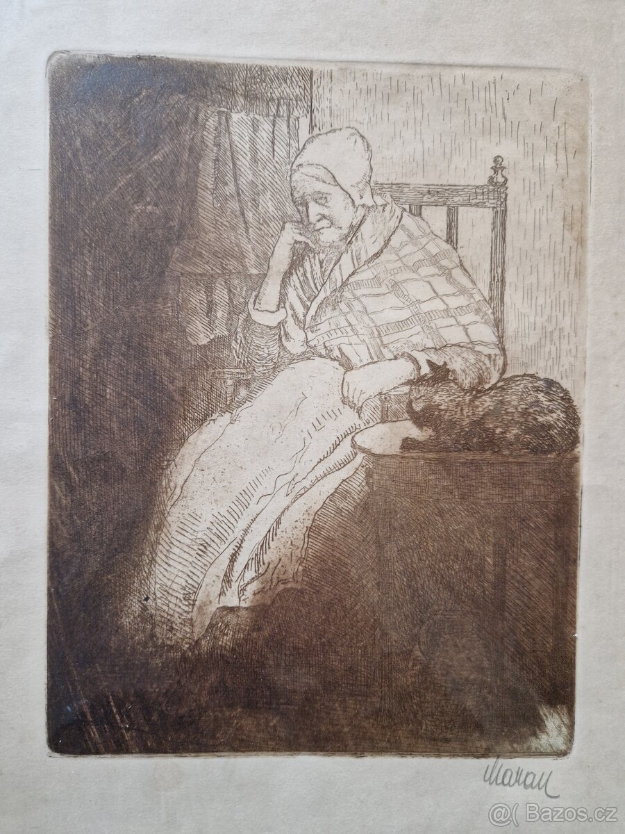 Stařena s kočkou - 4