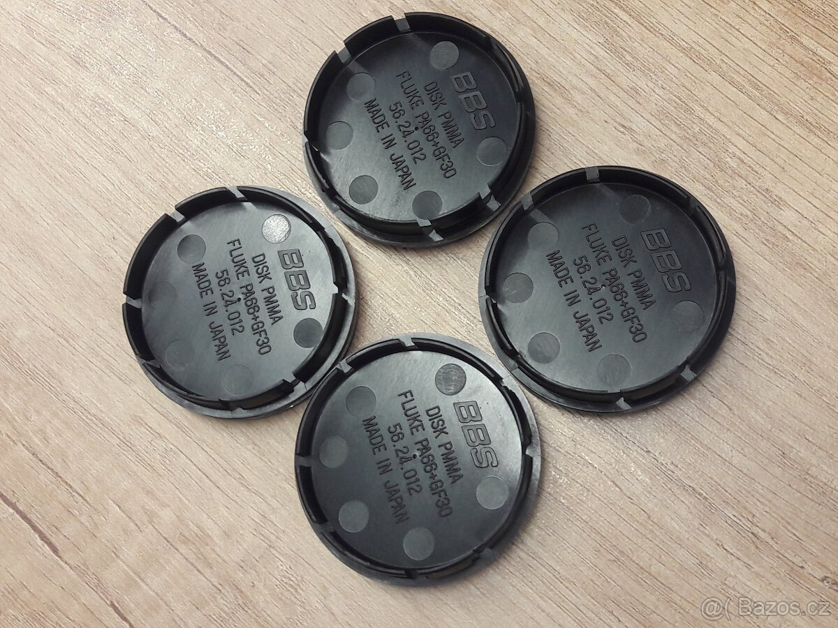 Prodám originální BBS krytky, loga 56mm - 4