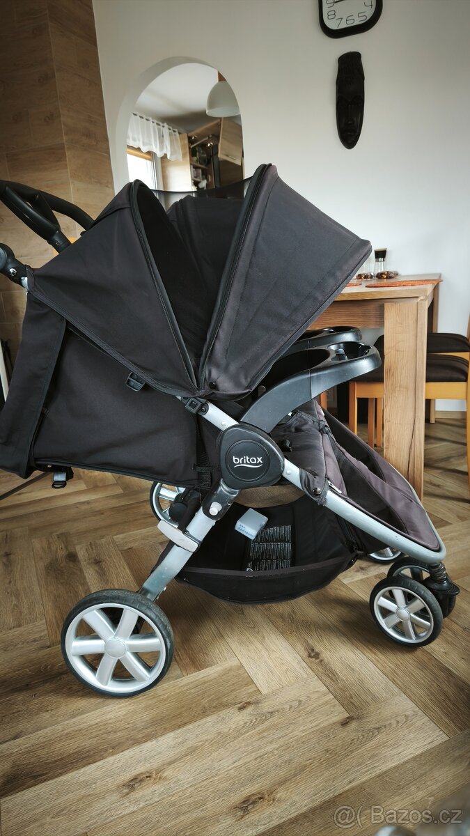 Dvojkocarek, sourozenecký Britax double - 4