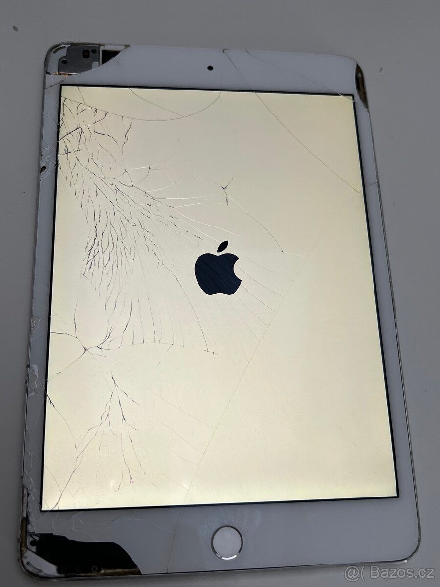 iPad Mini 4 16gb +4G (Cellular), poškozený ale funckni - 4