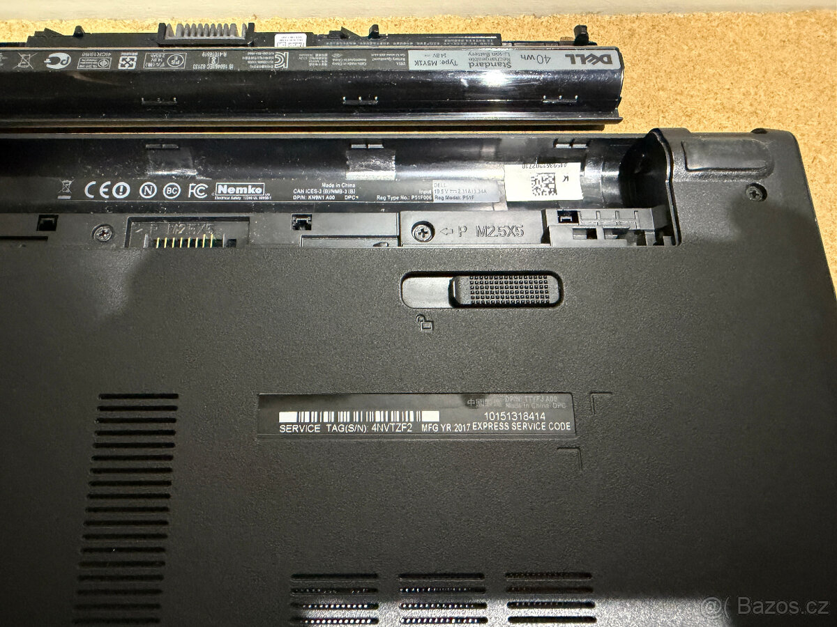 Dell Inspiron 5566 - i3 7gen, 15,6" dotyk.lcd, super bat. - 4