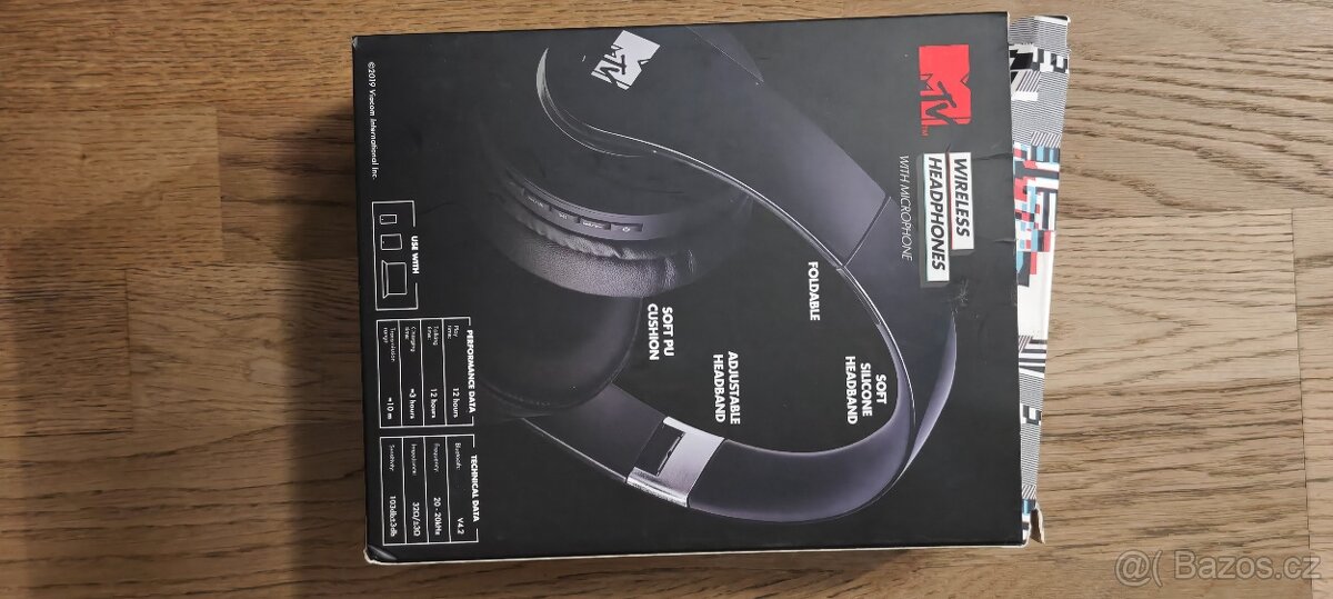 Bluetooth sluchátka na uši MTV - 4