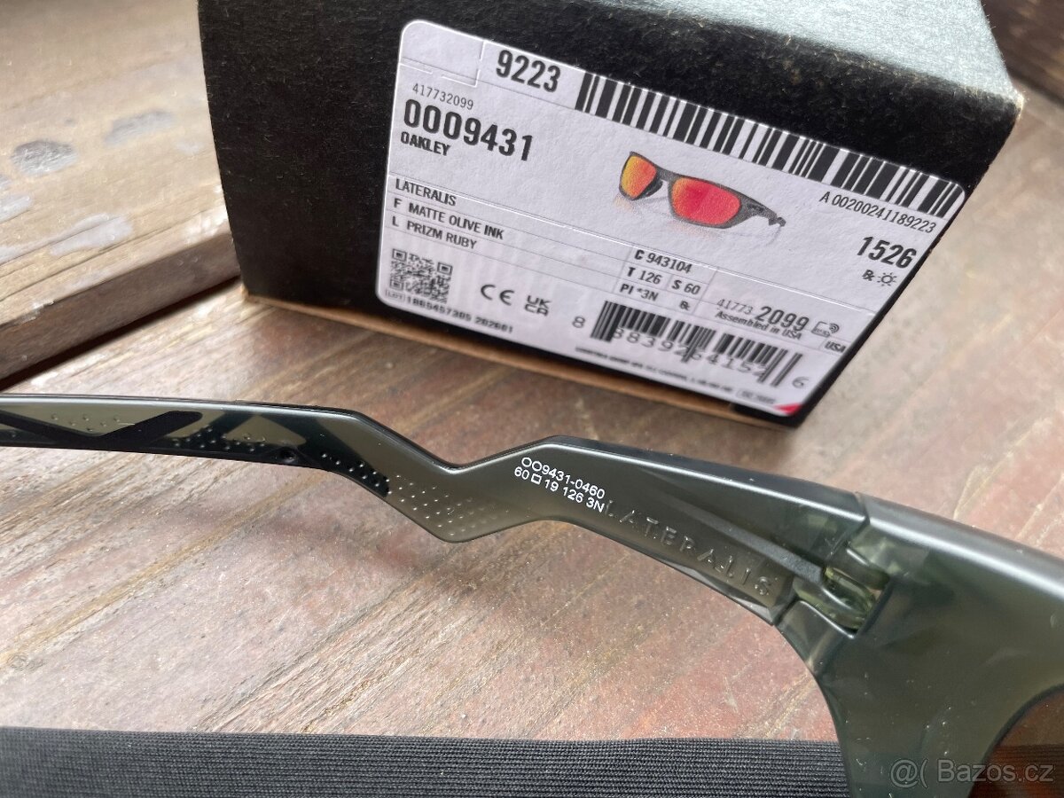 Brýle Oakley Lateralis Matte Olive Ink/Prizm Ruby - 4