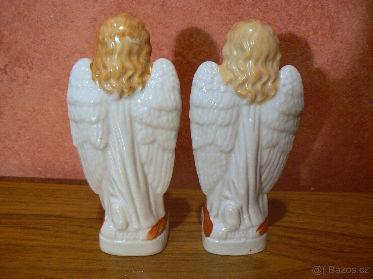 starý porcelánový anděl - 4