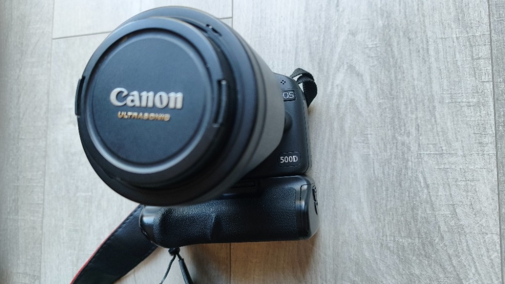 MEGA SET: Canon 500D + 4x objektiv + karbon stativ + blesk - 4