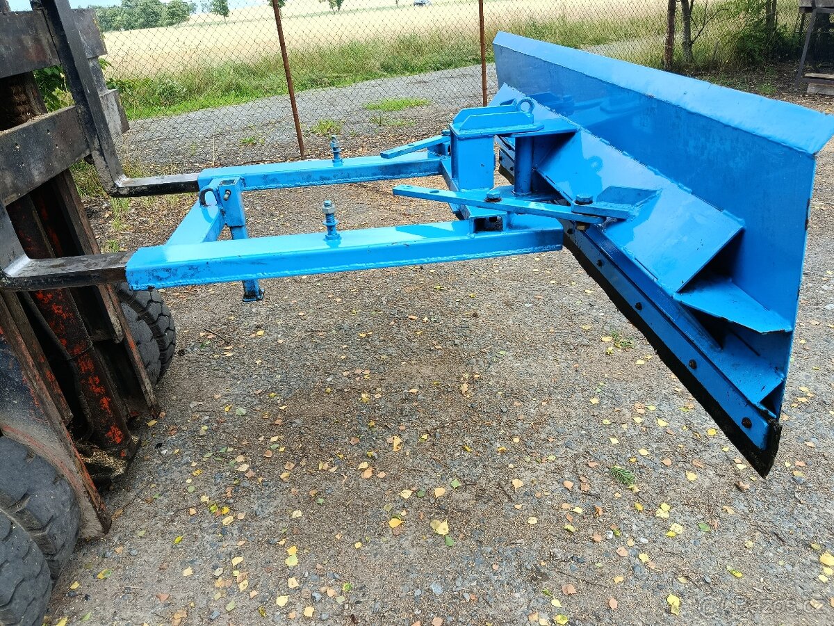 Radlice/pluh na sníh 195 cm – pro VZV, traktor, nakladač apo - 4