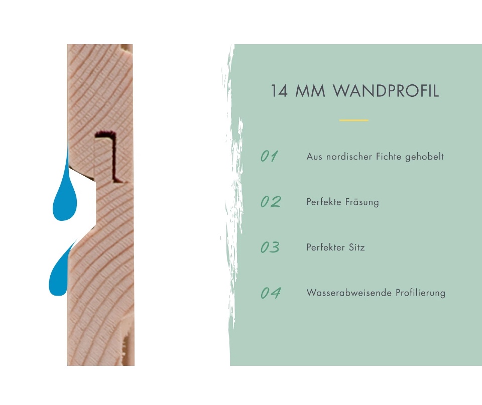 Zahradní domek Karibu Merseburg 6 342x244 cm - 4