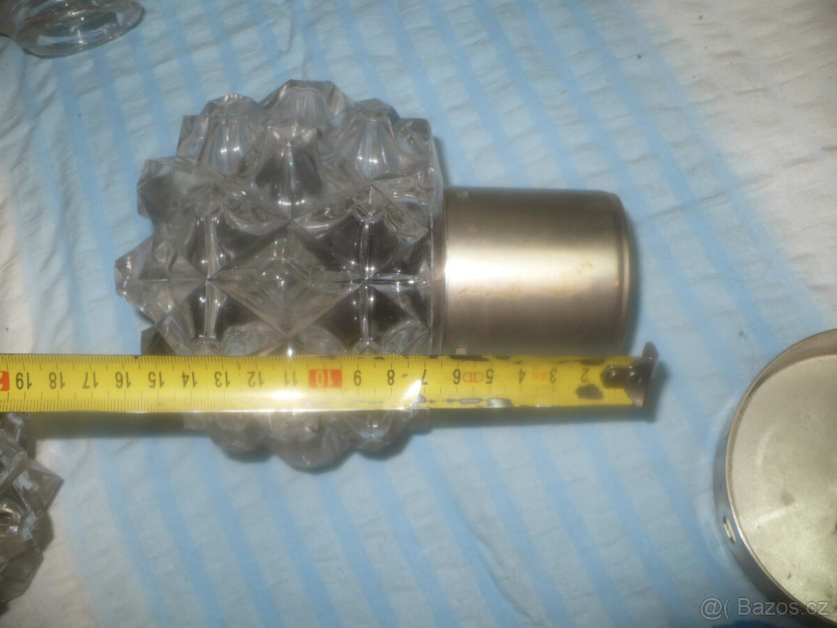 stropnice -skleněné 7 ks/lustr - 4