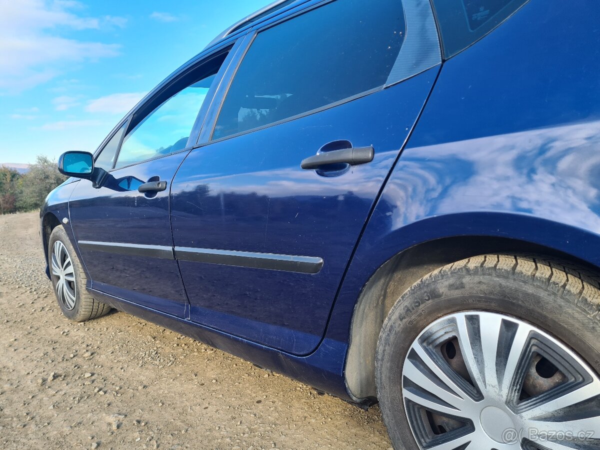 Peugeot 407 SW LPG 2.0 100kw,,bez koroze,Polokůže - 4