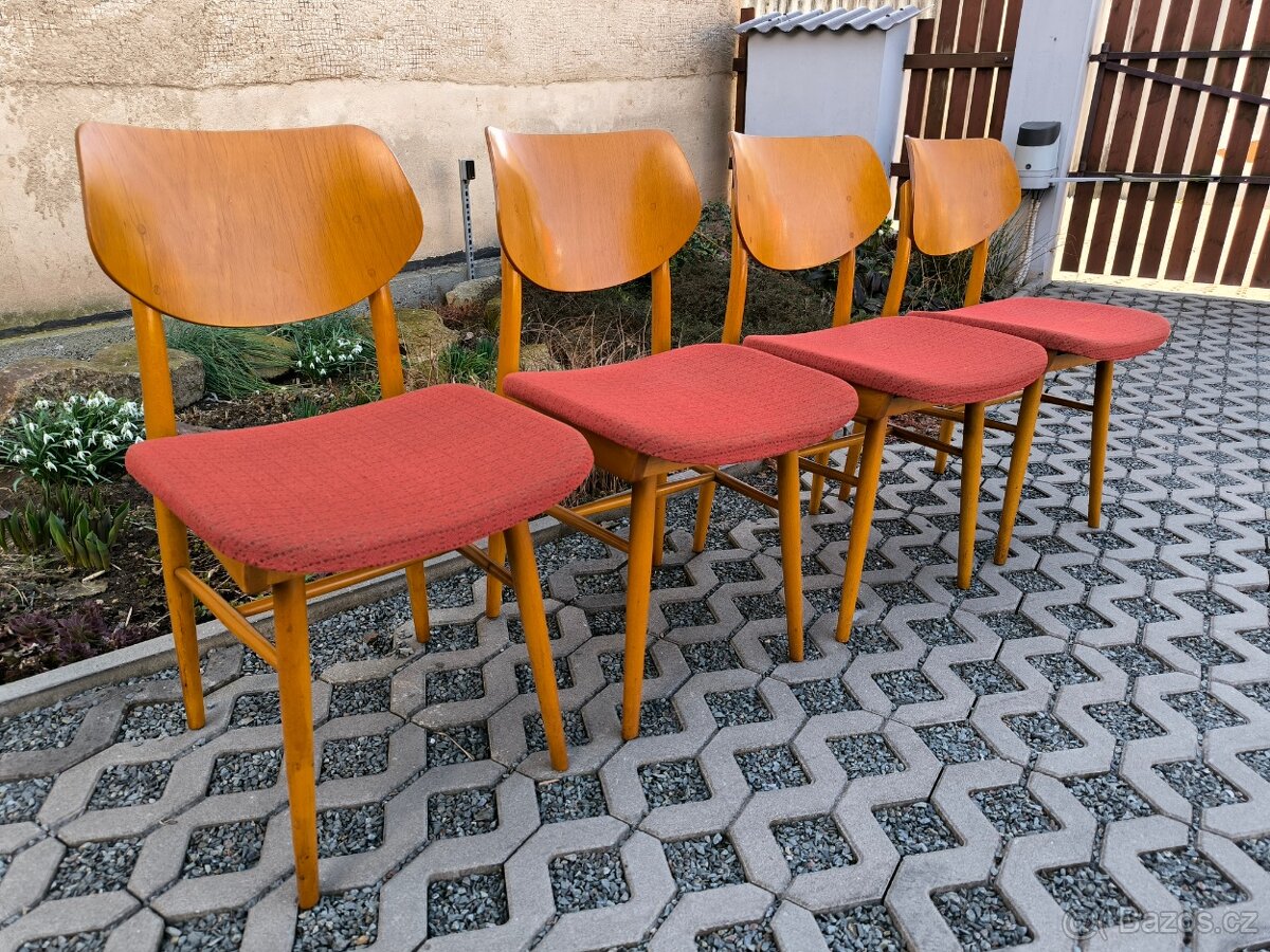 Retro jídelní židle Český nábytek - Brusel Expo 58 - 4