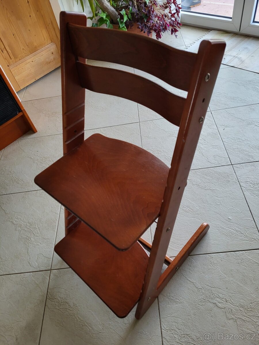 Rostoucí židle z masivu - 2 ks - 4