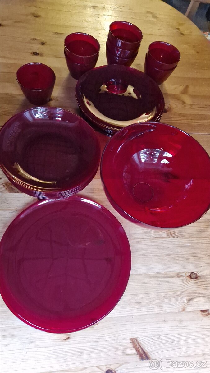 Jídelní souprava , skleněná, IKEA - 4