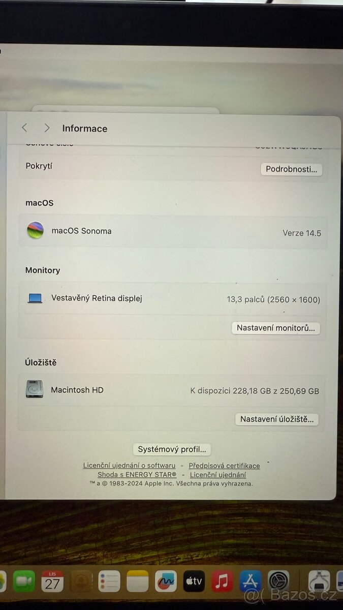 Macbook Pro 13 2018 Retina Krásný stav, zánovní baterie - 4