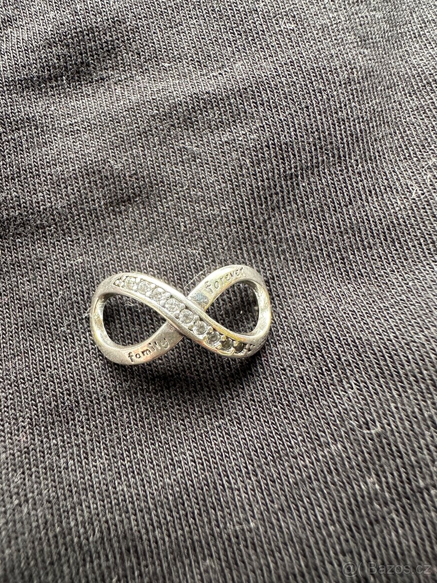 Nekonečno Family Forever přívěsek na Pandora náramek - 4