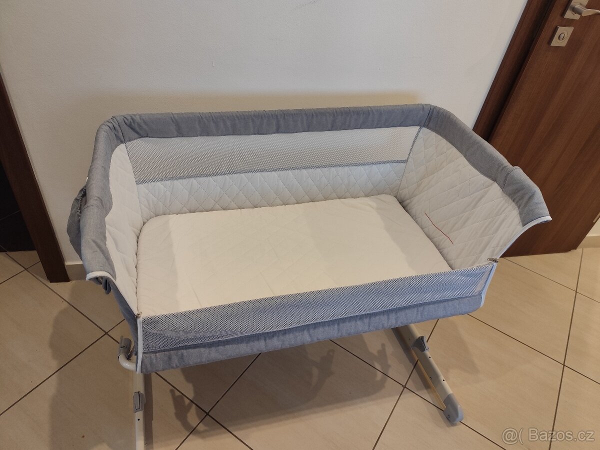 LIONELO Theo 2v1 multifunkční polohovatelná dětská postýlka - 4