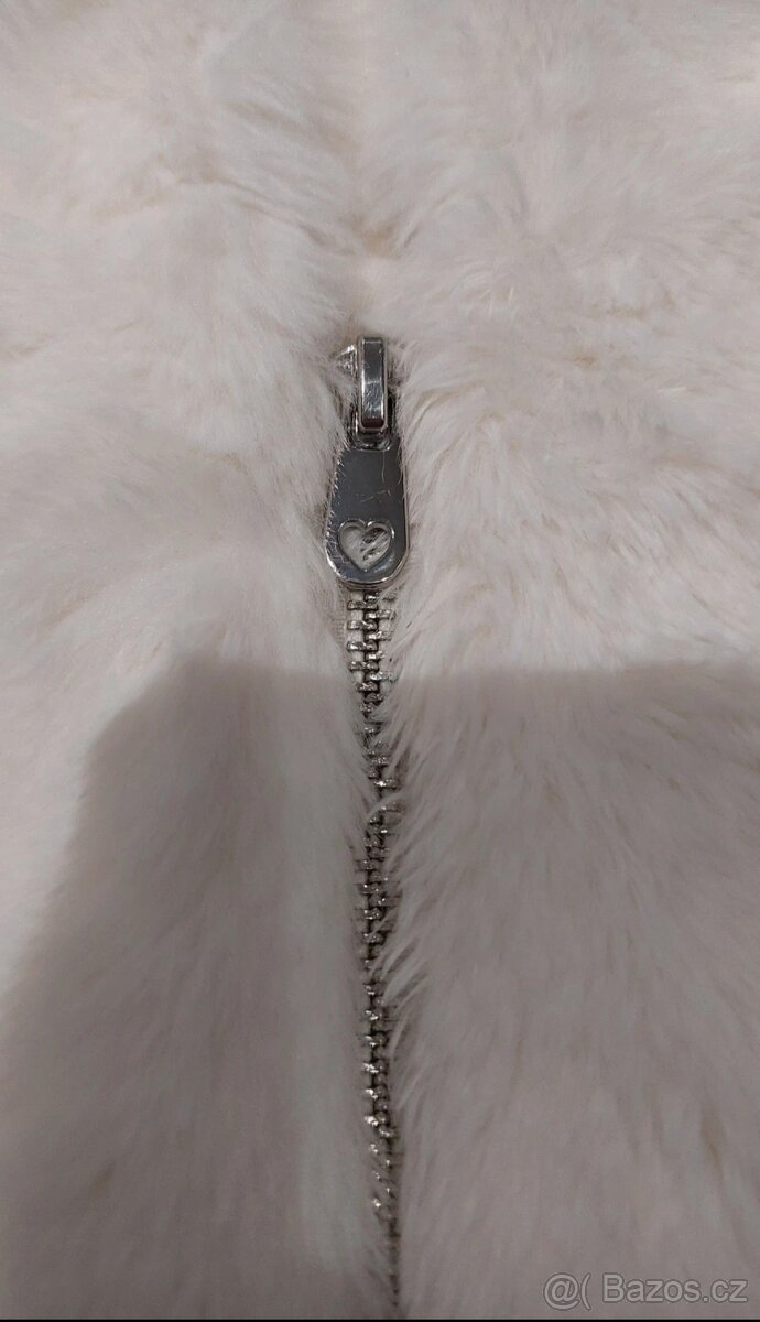 Huňatá mikina/kabátek vel.92 - 4