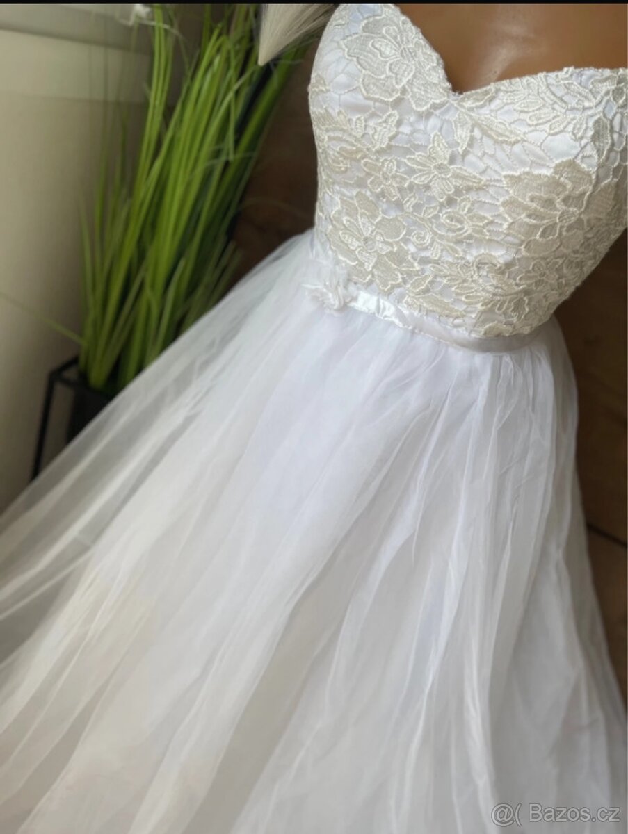 BOHO svatební šaty - 4